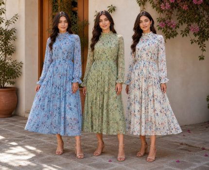 Midi Flowy Floral Dress