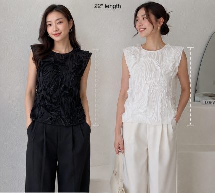 Swan Mesh Top